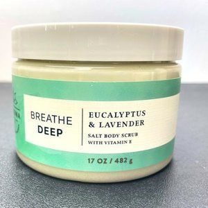 BATH & BODY WORKS AROMA BREATHE DEEP EUCALYPTUS & LAVENDER SALT BODY SCRUB